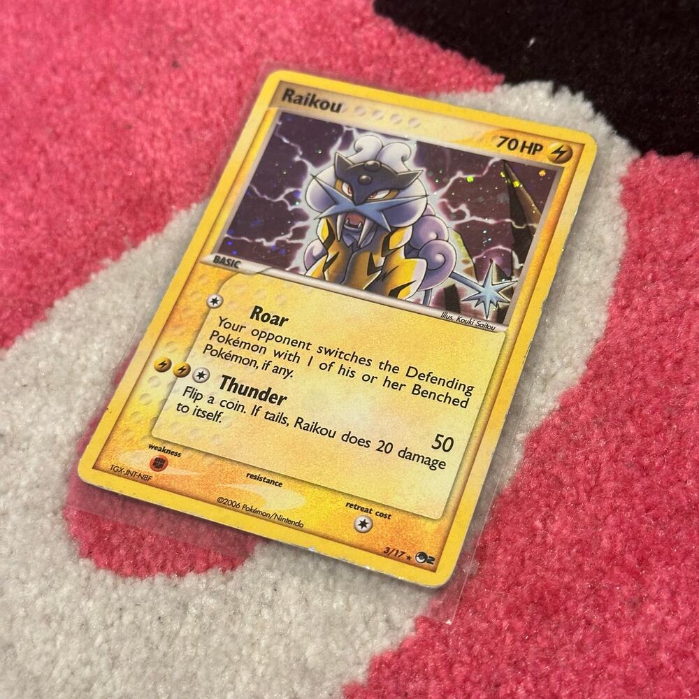 Raikou [Holo] #3 – Pokémon TCG POP Series 2 – Light Played
